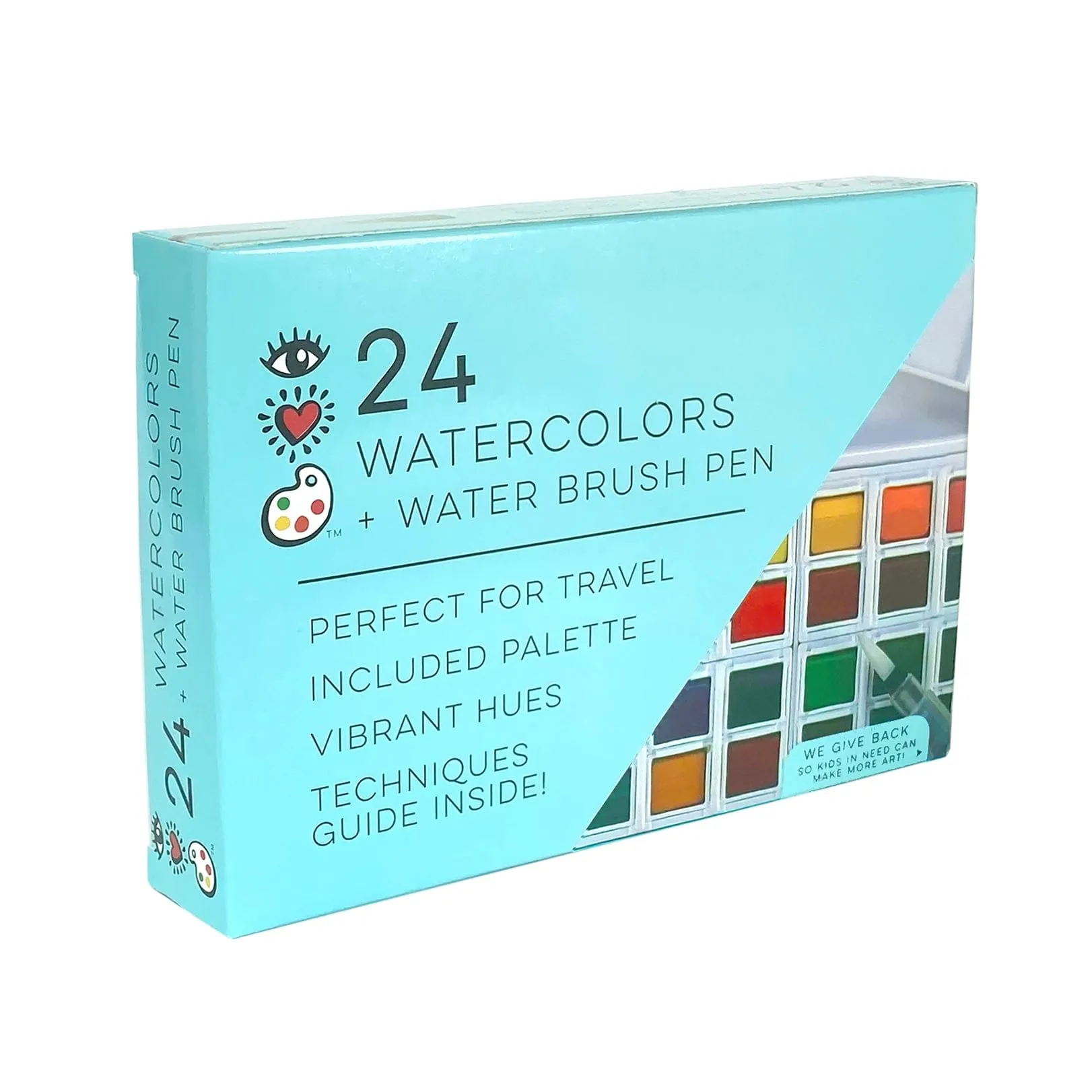 24 Watercolors   Water Brush Pen