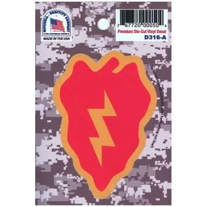 25th Infantry Division Decal Color