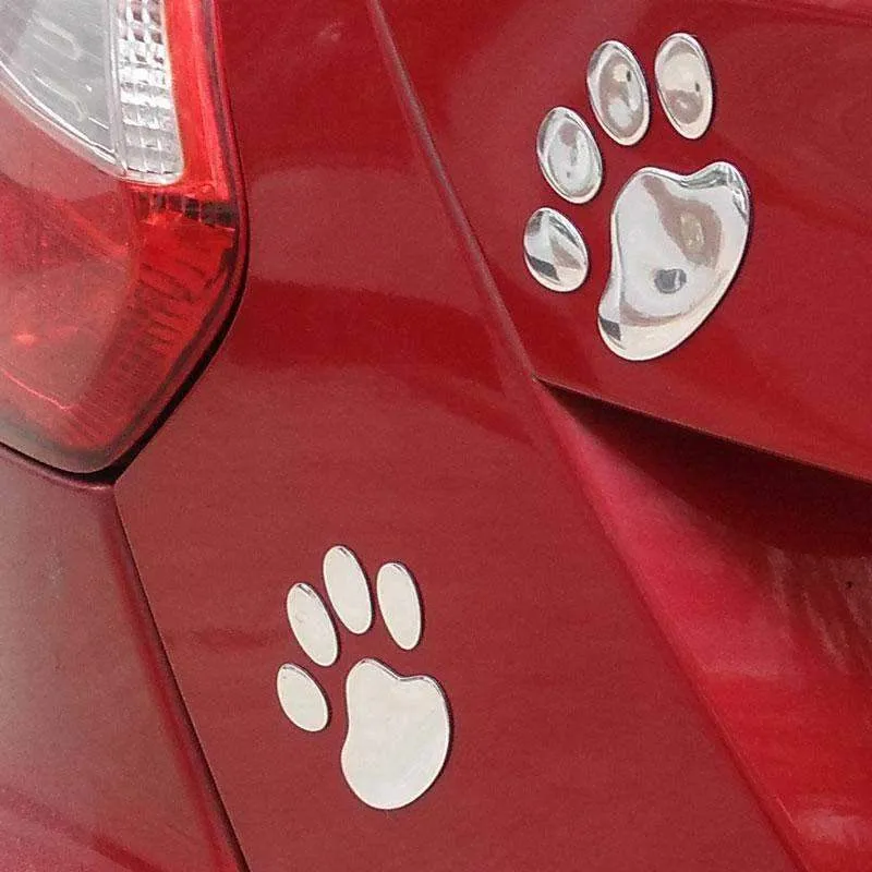 3D Dog Paws Car Decal