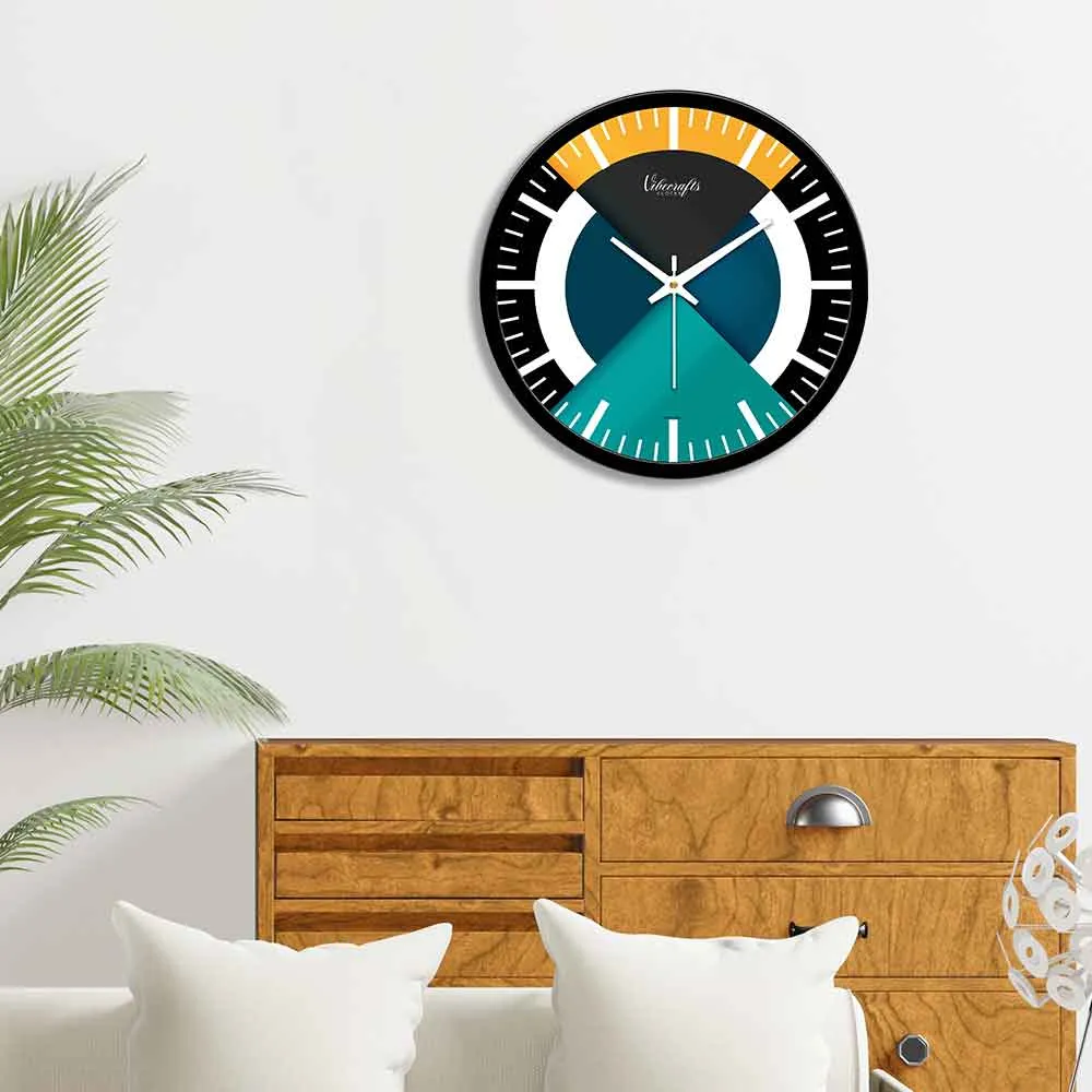 3D Metallic Art Designer Wall Clock