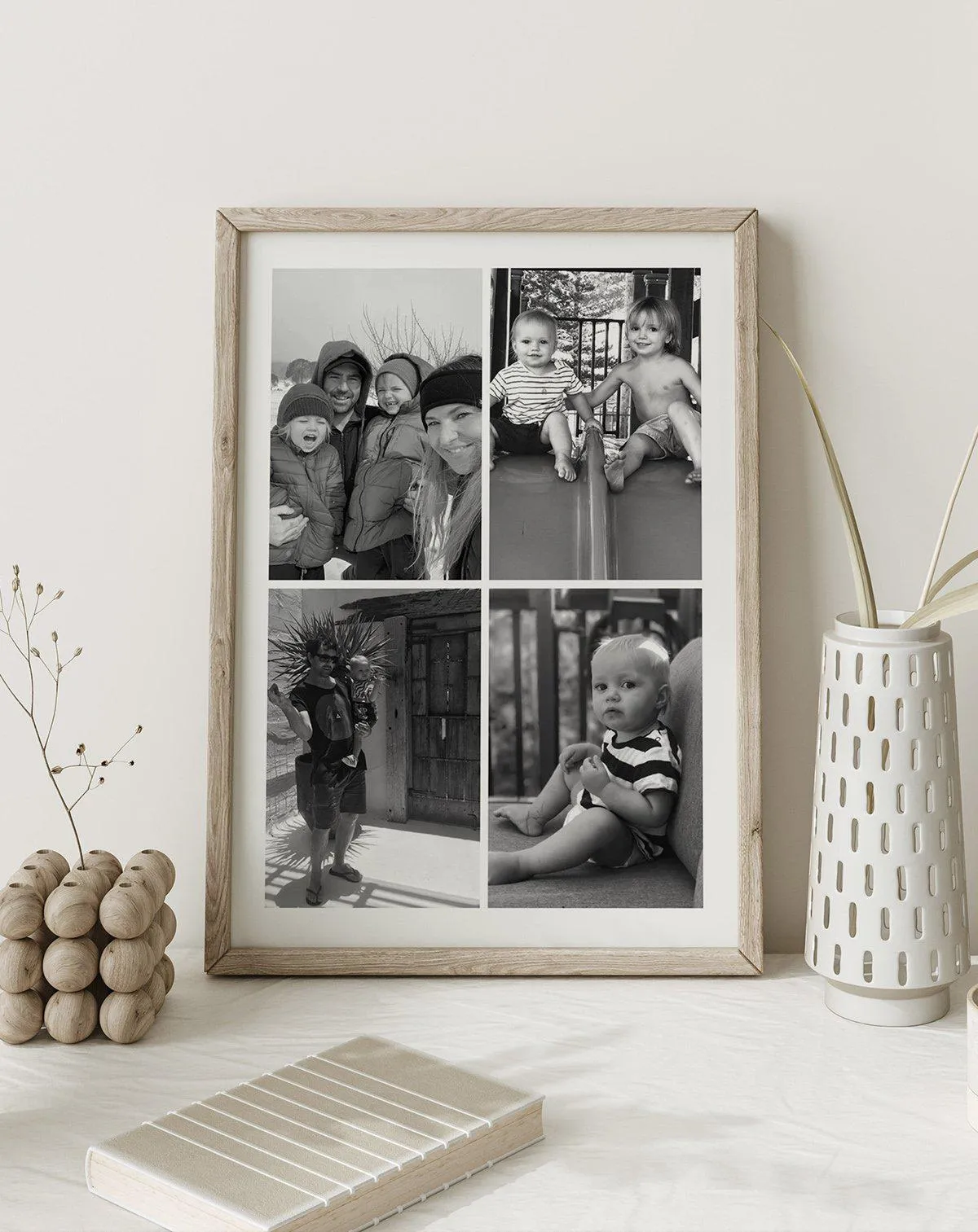 4 Memories In Portrait Art Print