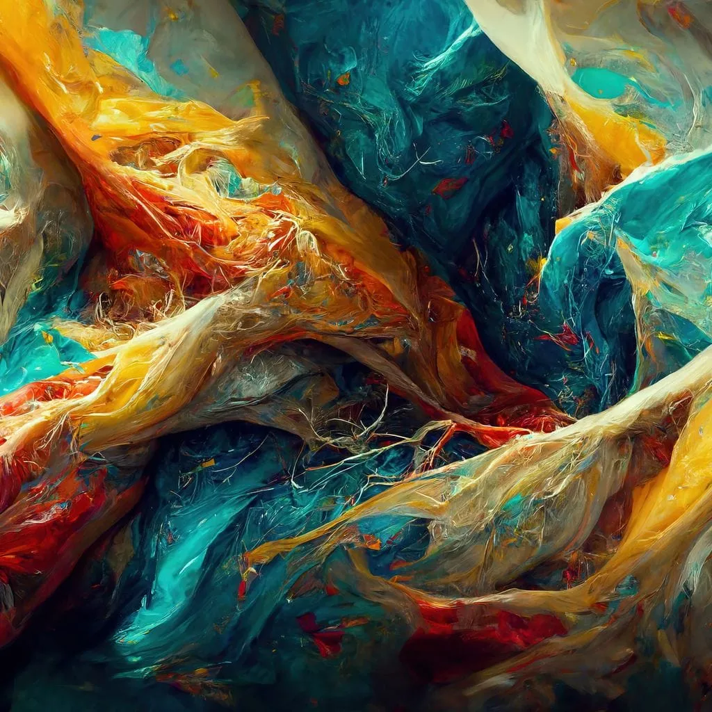 Abstract Colorful Waves