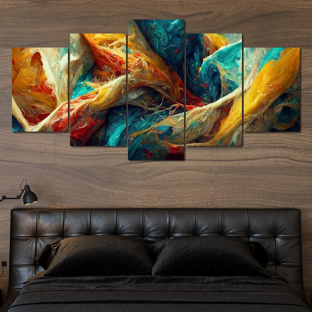 Abstract Colorful Waves