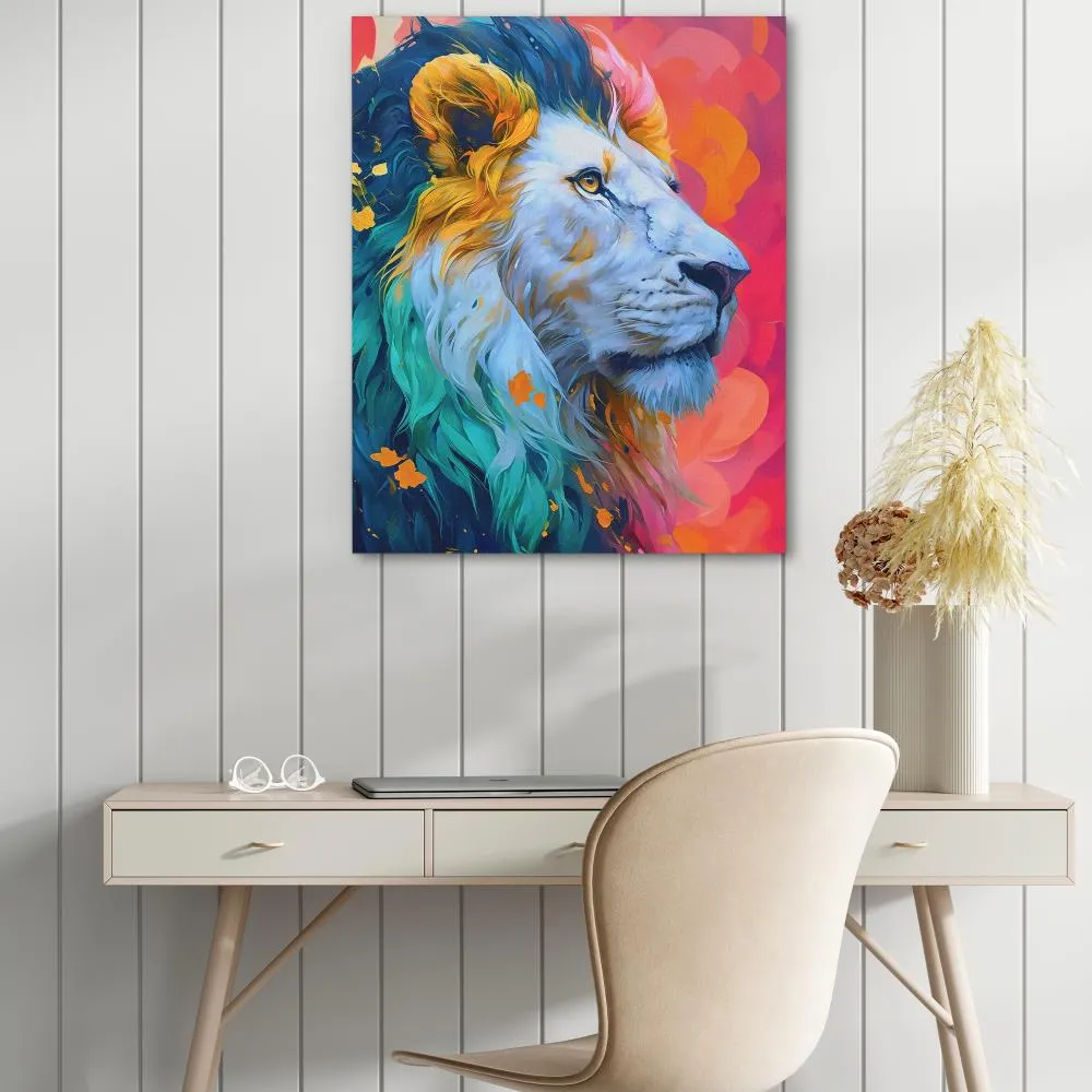 Albino Lion