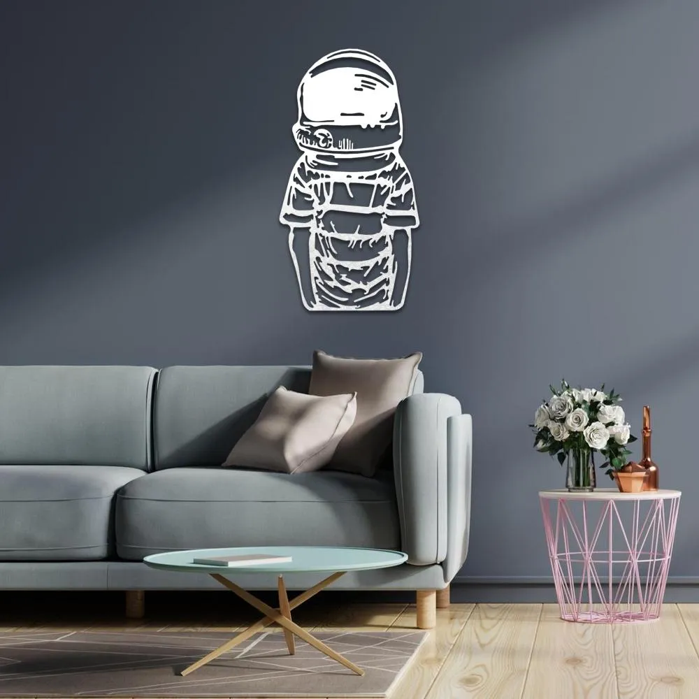 Astronaut Metal Decor for Wall Art