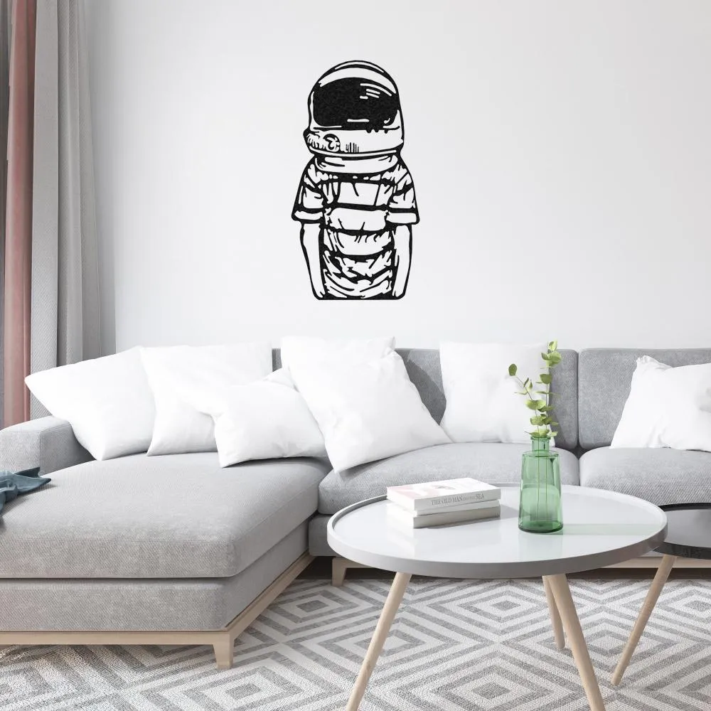 Astronaut Metal Decor for Wall Art