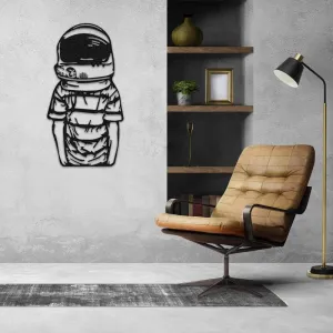 Astronaut Metal Decor for Wall Art