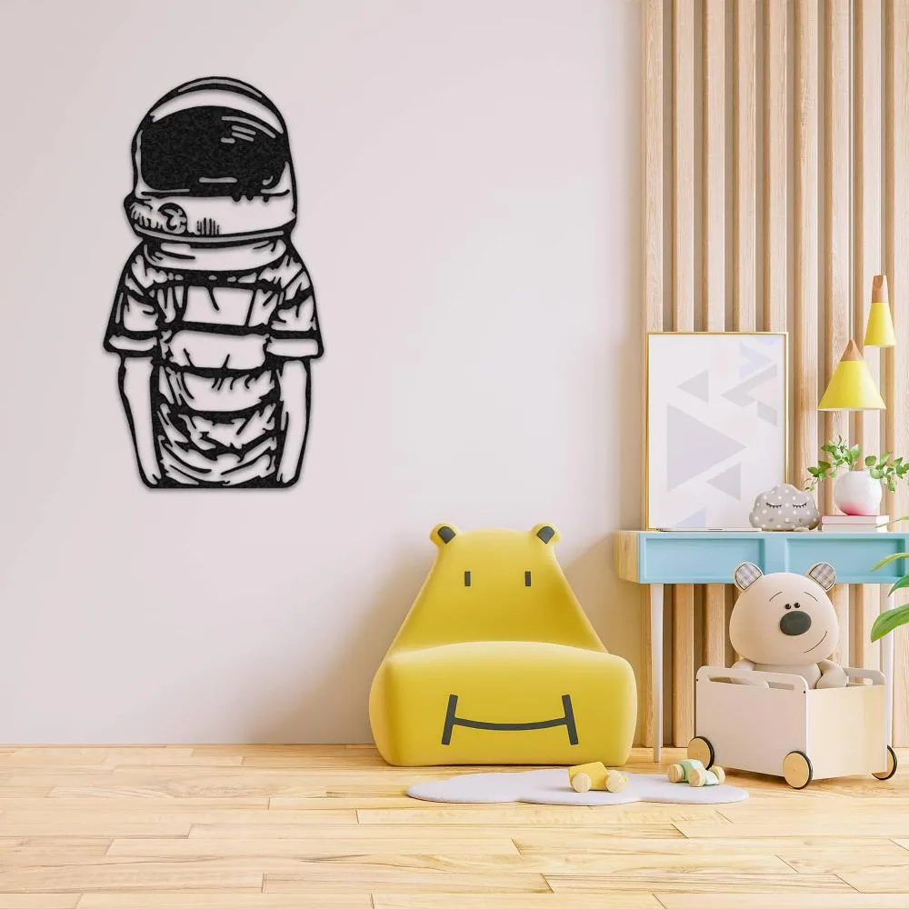 Astronaut Metal Decor for Wall Art