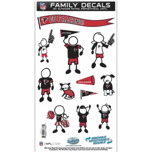 Atlanta Falcons Family Decal Set Medium