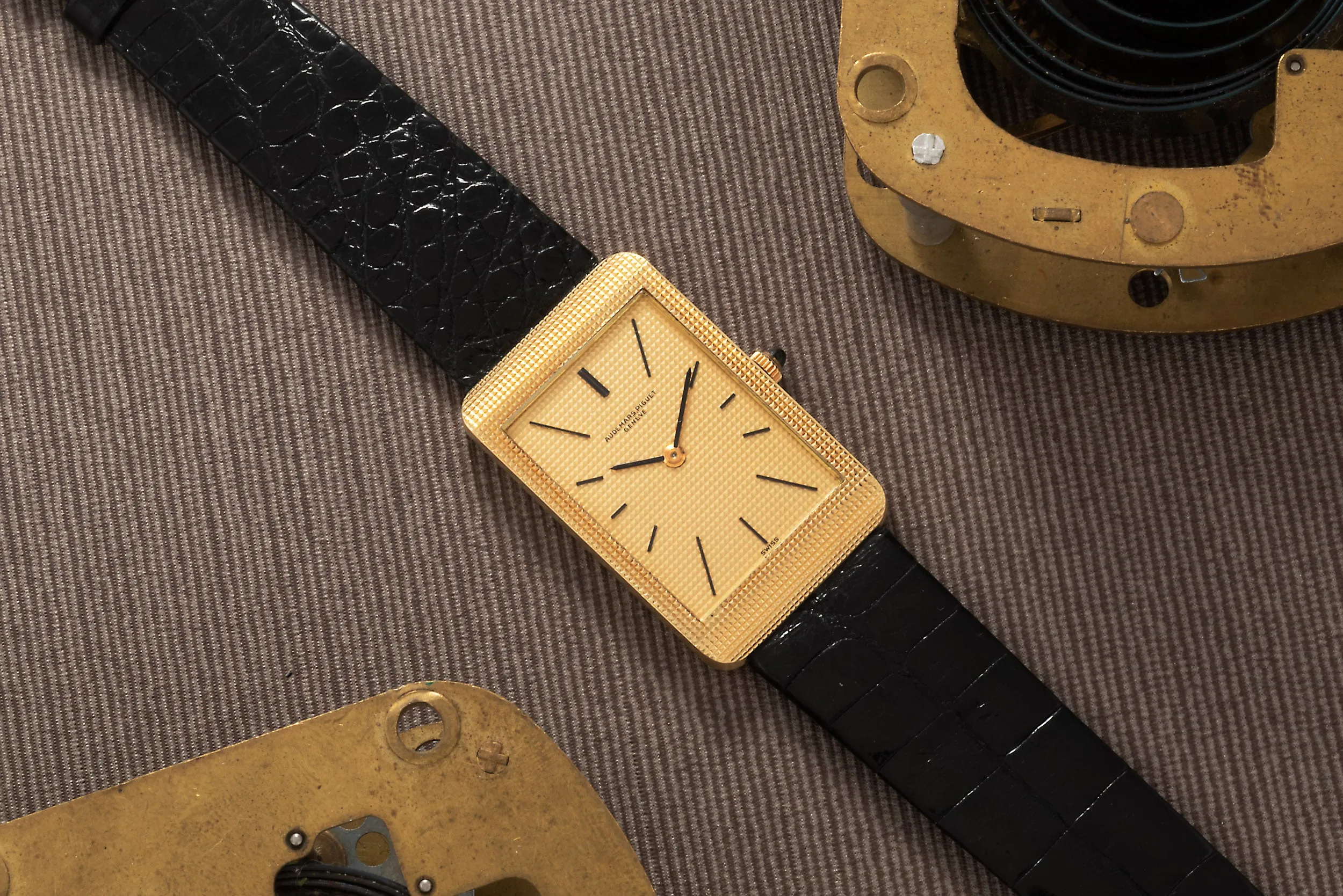 Audemars Piguet Yellow Gold 'Hobnail' Dress Watch