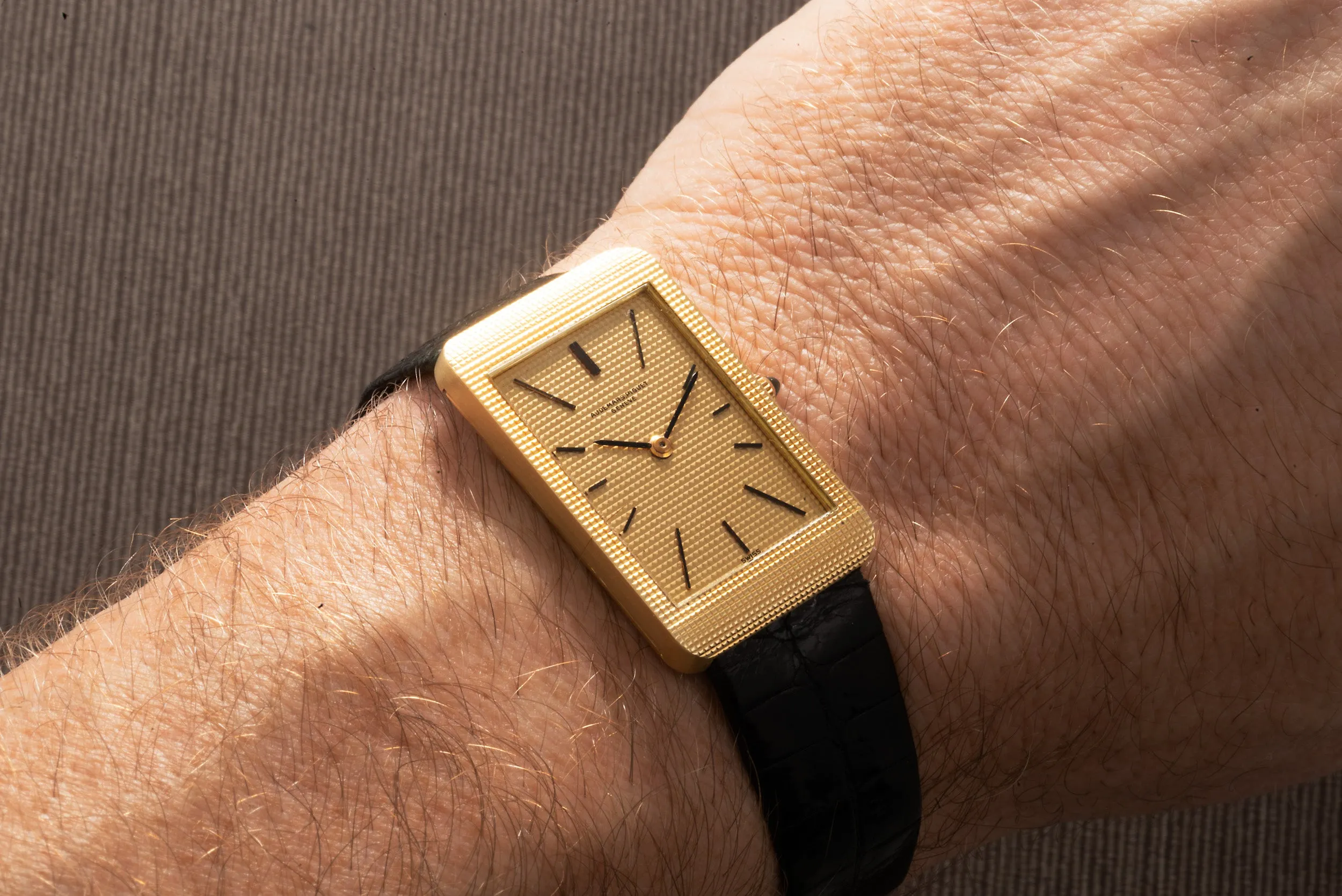 Audemars Piguet Yellow Gold 'Hobnail' Dress Watch