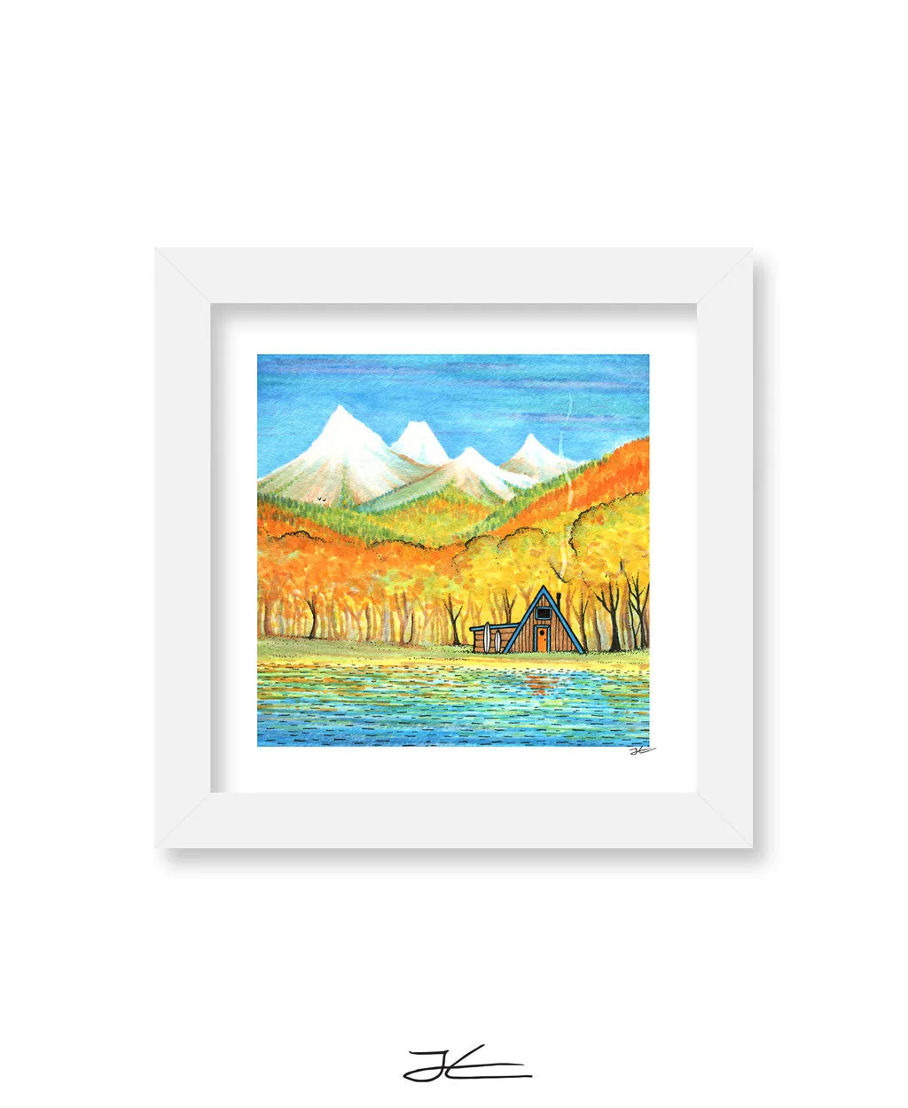 Autumn Cabin - Print/ Framed Print