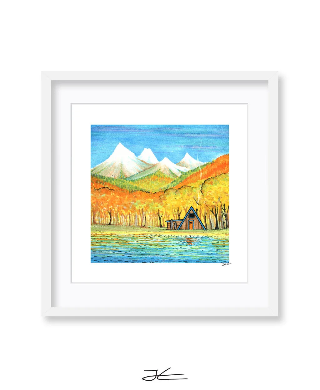 Autumn Cabin - Print/ Framed Print