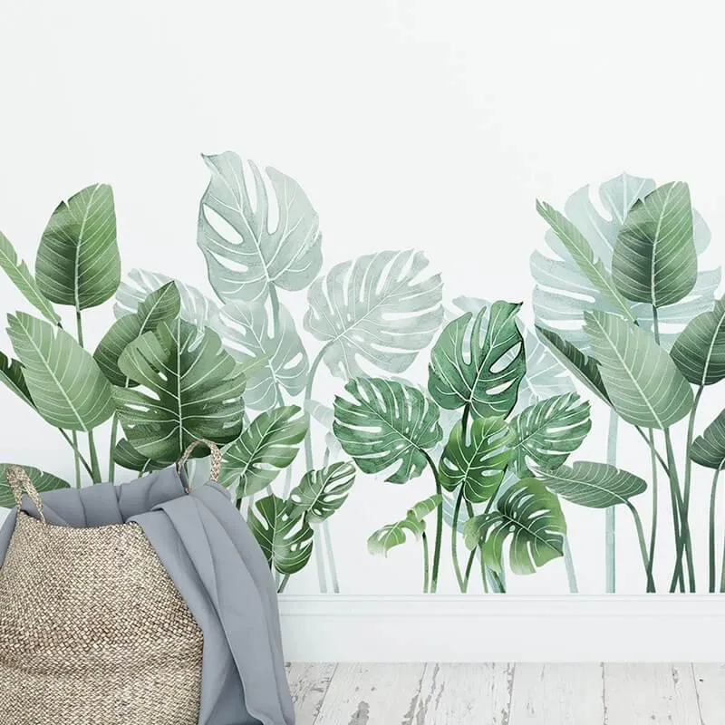 Banana Leaf Peel and Stick Giant Wall Decals