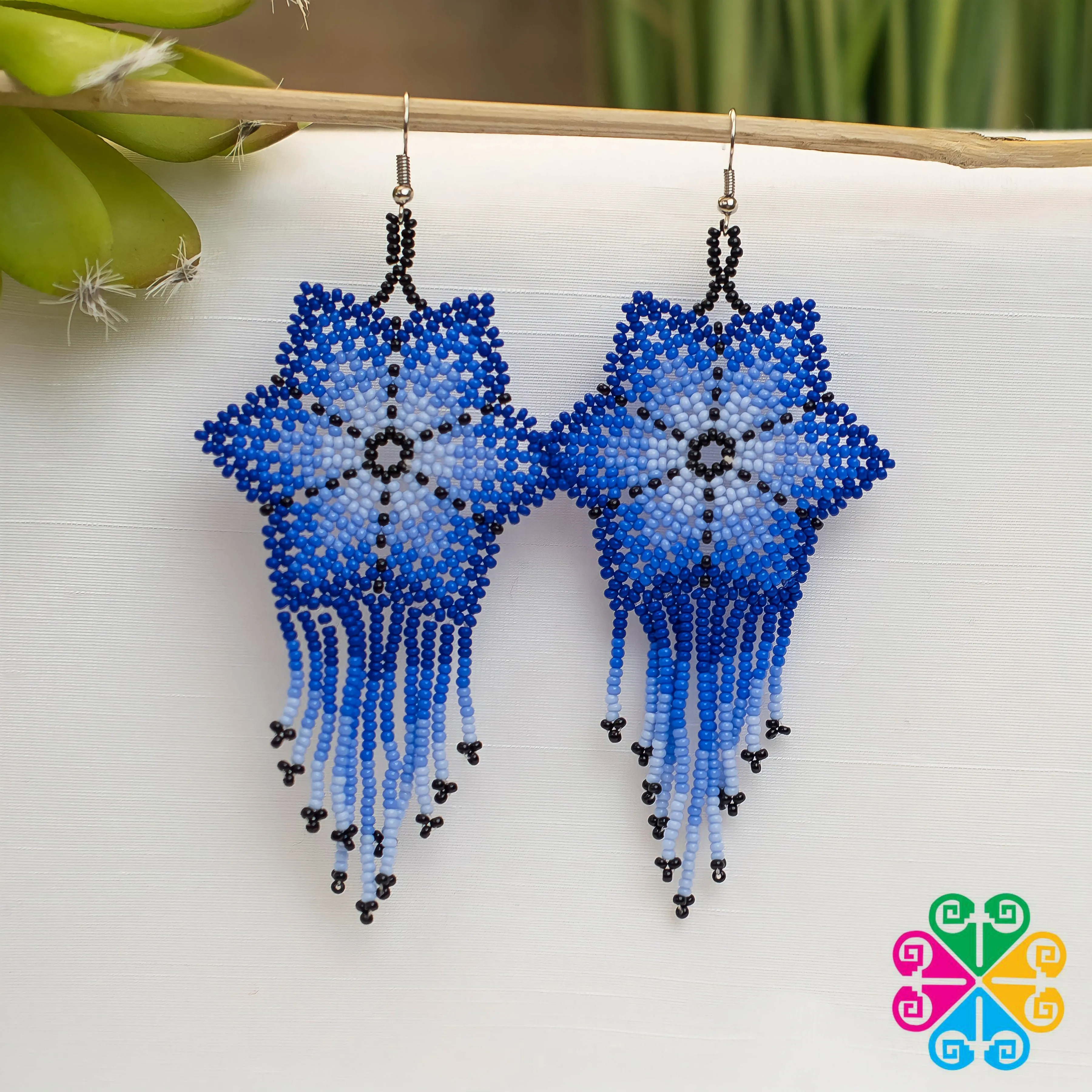 Beaded Estrella Earrings