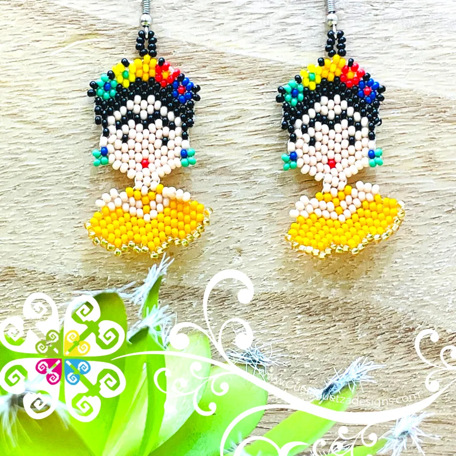 Beaded Frida Earrings