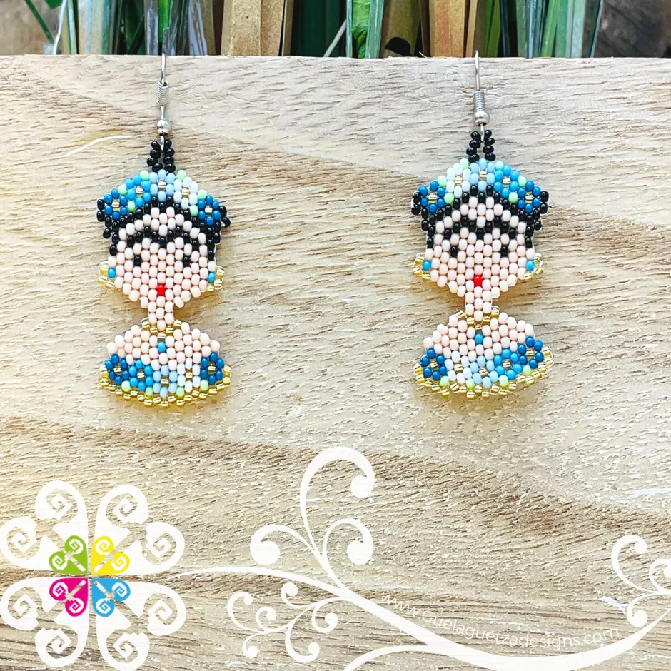 Beaded Frida Earrings