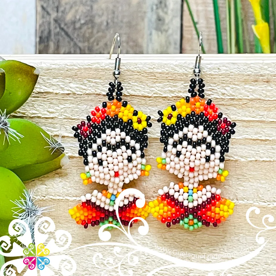 Beaded Frida Earrings