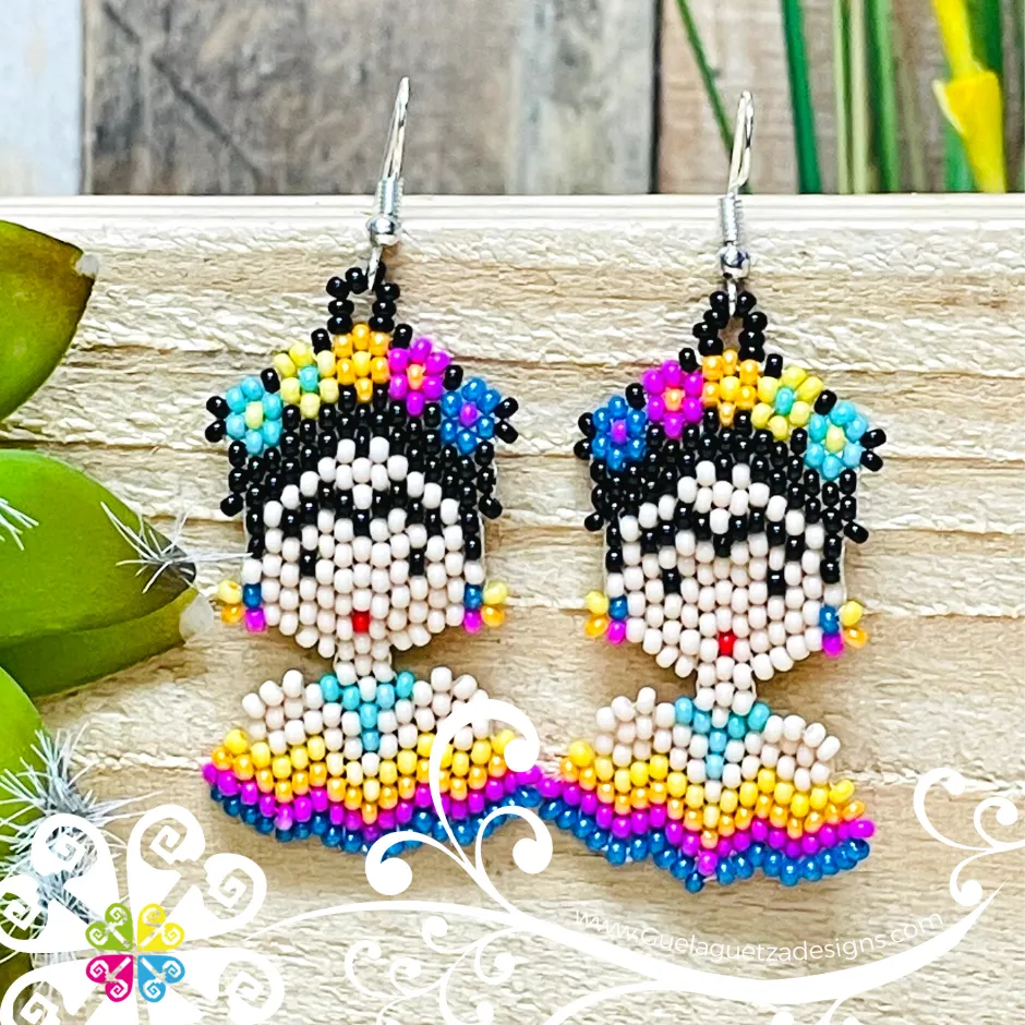 Beaded Frida Earrings