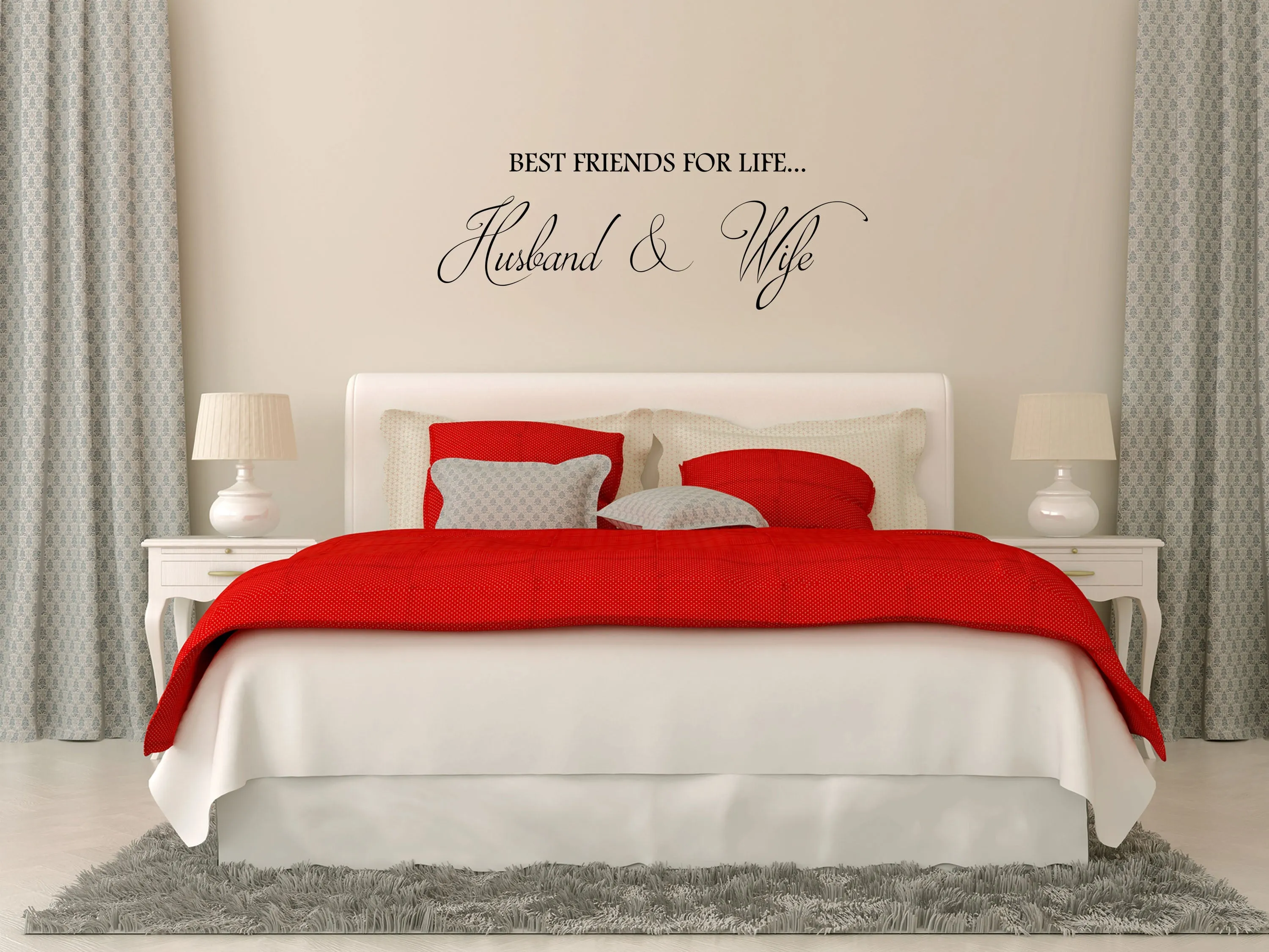 Best Friends For Life Wall Decal