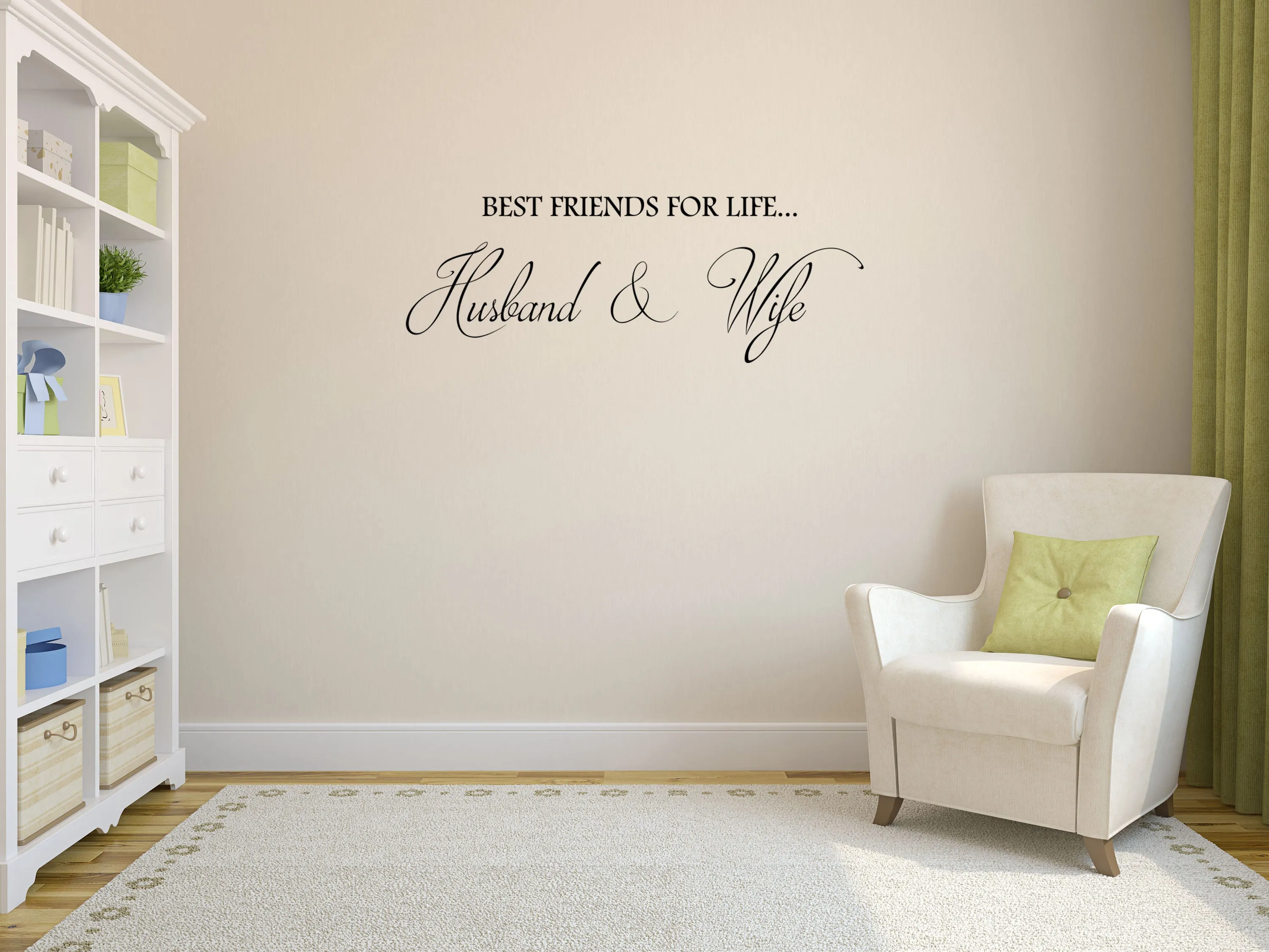 Best Friends For Life Wall Decal