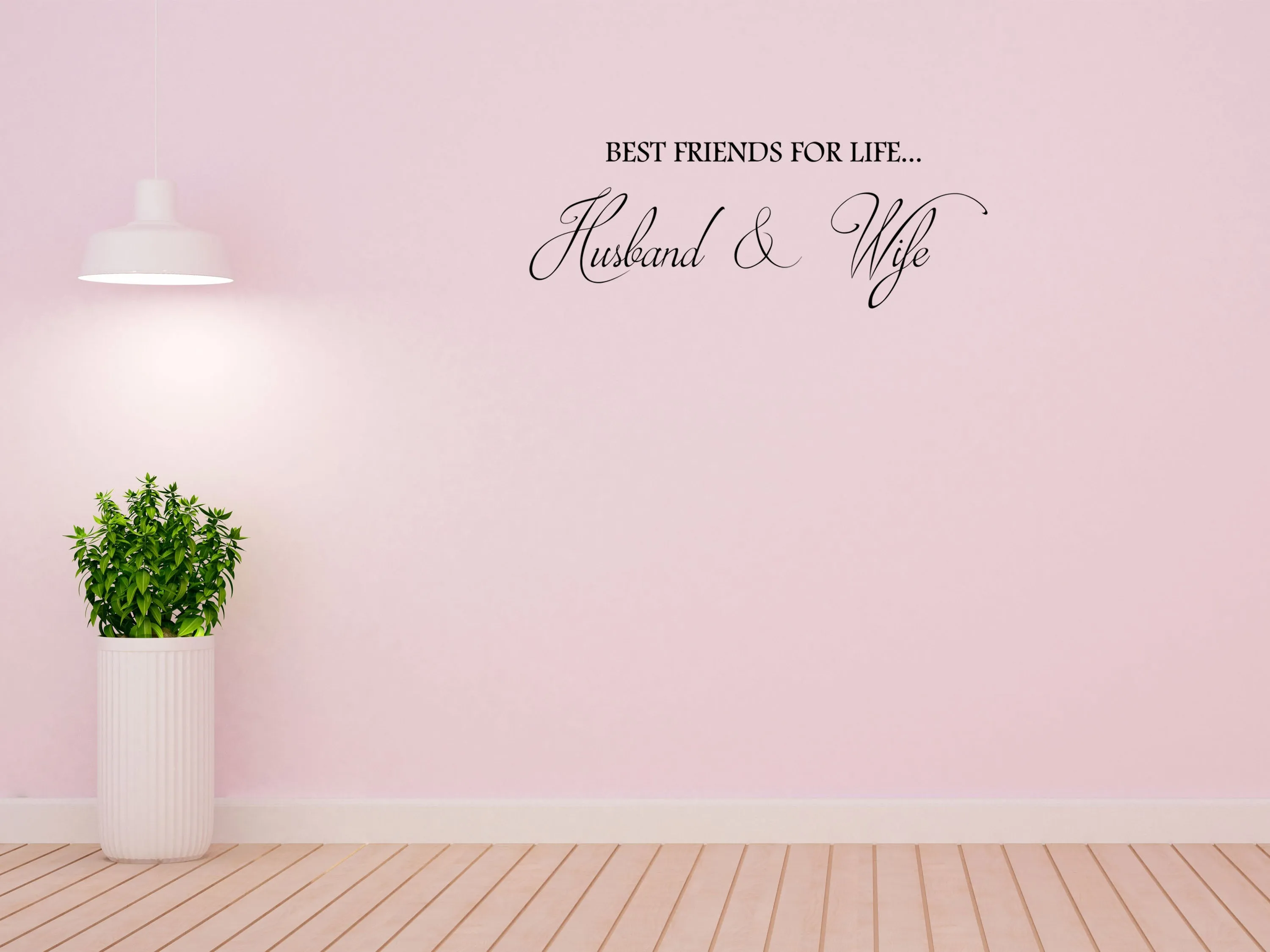 Best Friends For Life Wall Decal