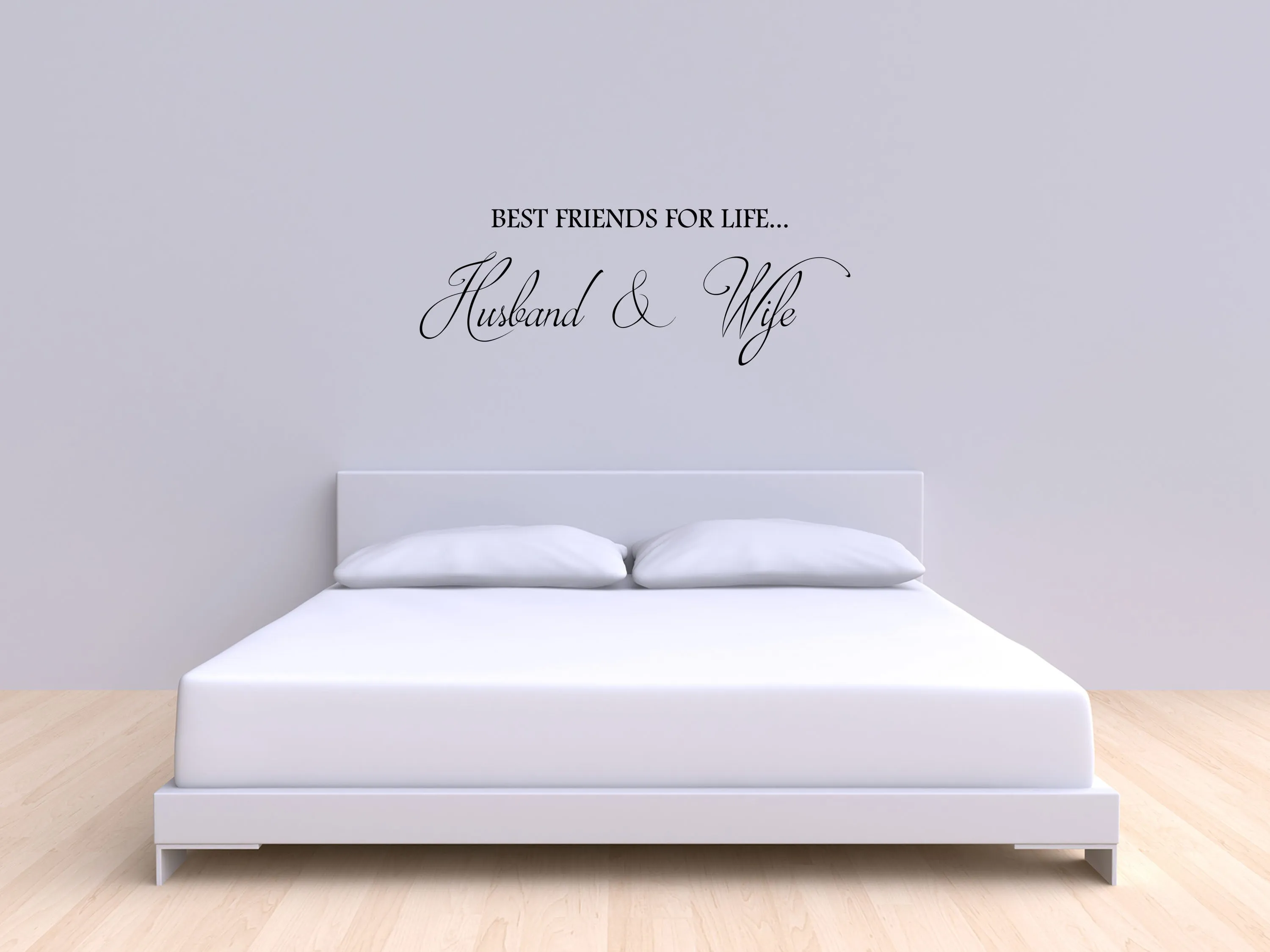 Best Friends For Life Wall Decal