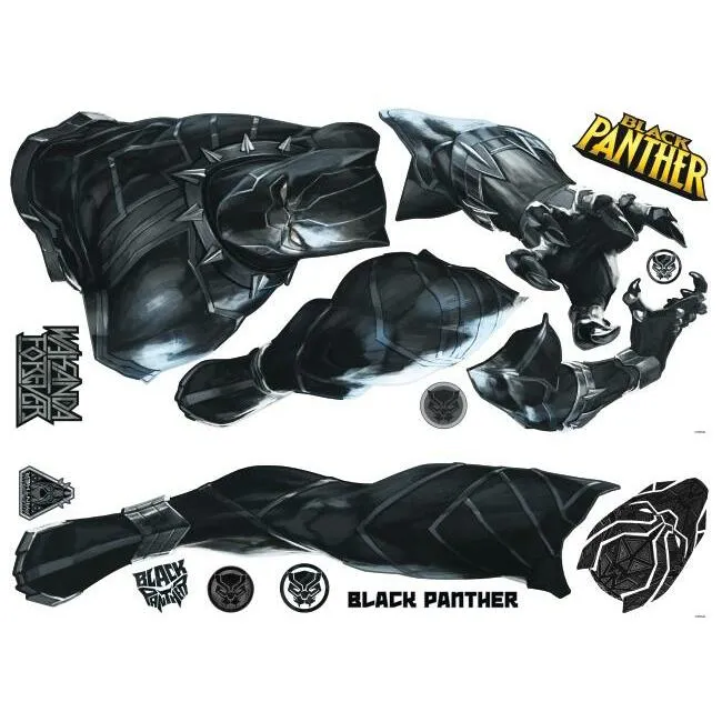 Black Panther Peel and Stick Giant Wall Decals