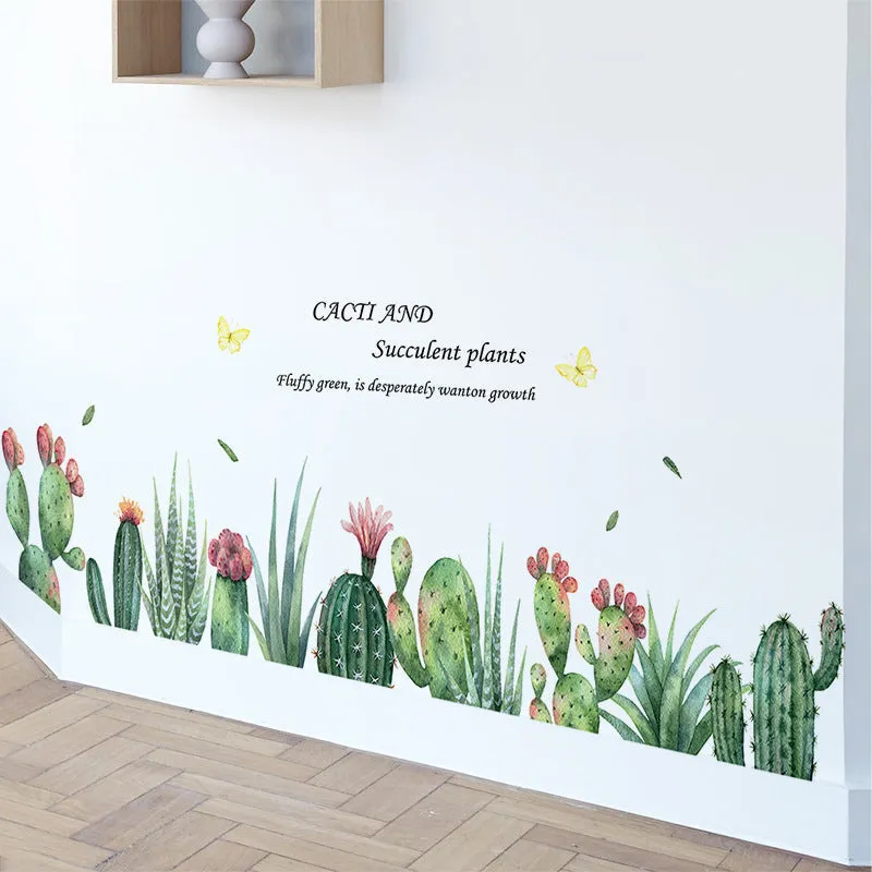 Blooming Cactus Peel and Stick Wall Decals