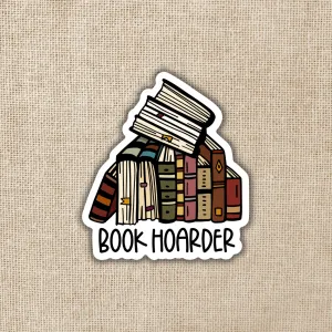 Book Hoarder Sticker