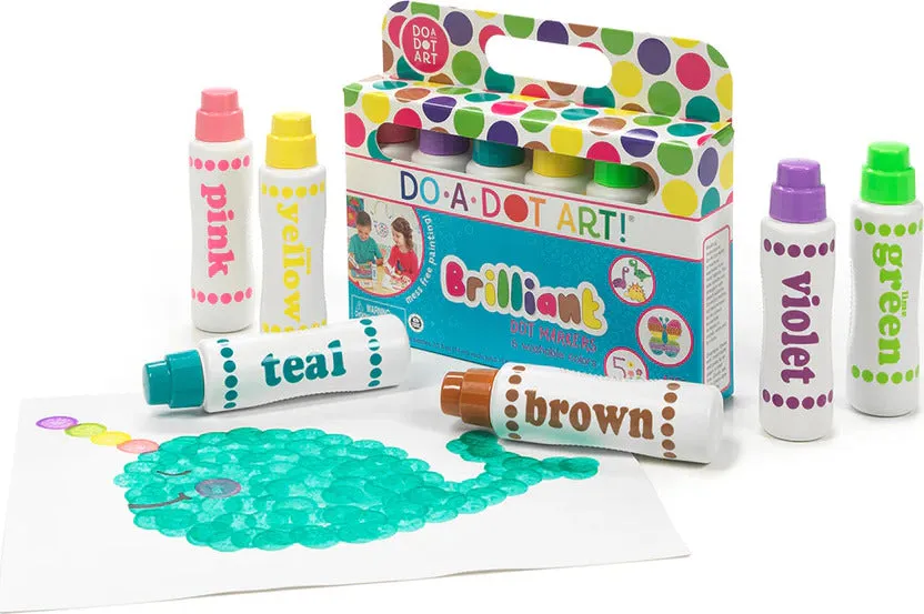 Brilliant Dot Markers 6 Pack