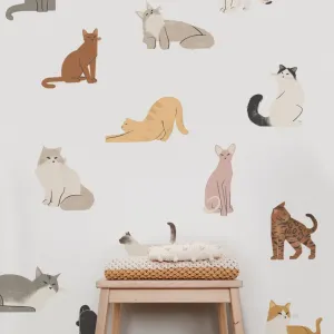 Cats Wall Decal Set