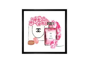 Chanel Bag and No. 5 | Fashion Canvas Wall Art Print