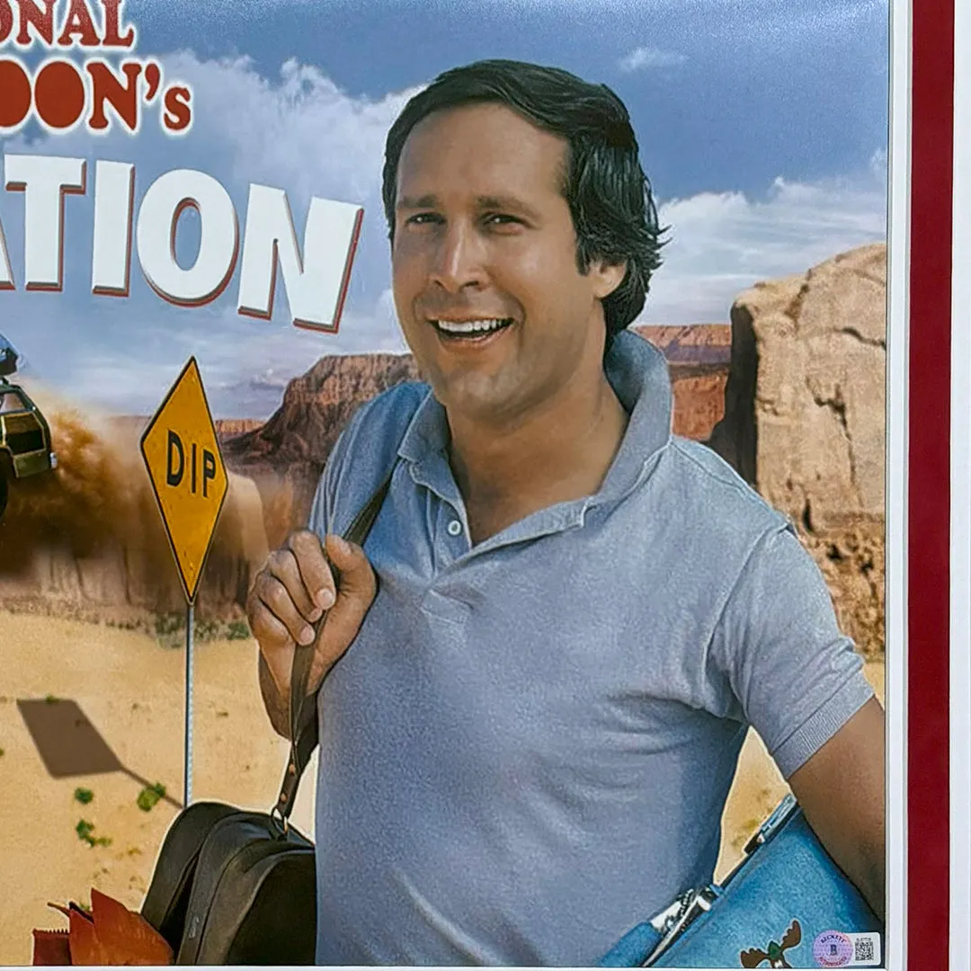 Chevy Chase Hand Signed & Framed National Lampoon's Vacation 16x20 Photo (JSA)