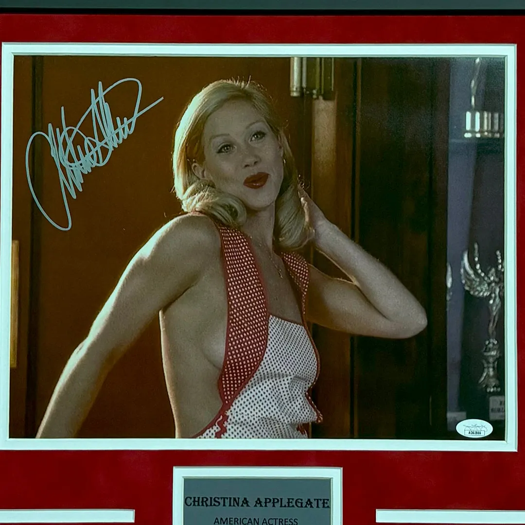 Christina Applegate Pose 1 Hand Signed & Framed  11x14 Photo (JSA)