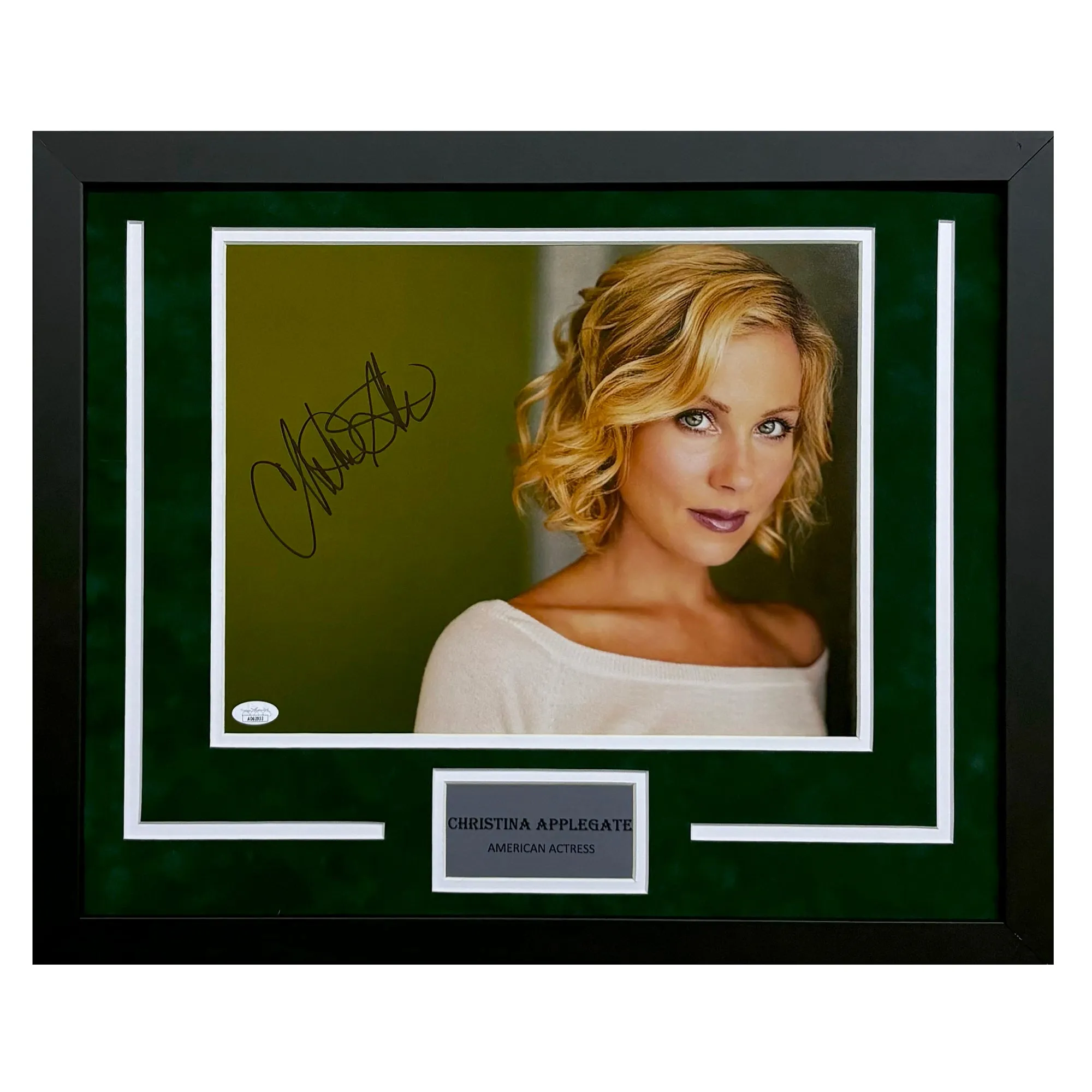 Christina Applegate Pose 6 Hand Signed & Framed  11x14 Photo (JSA)