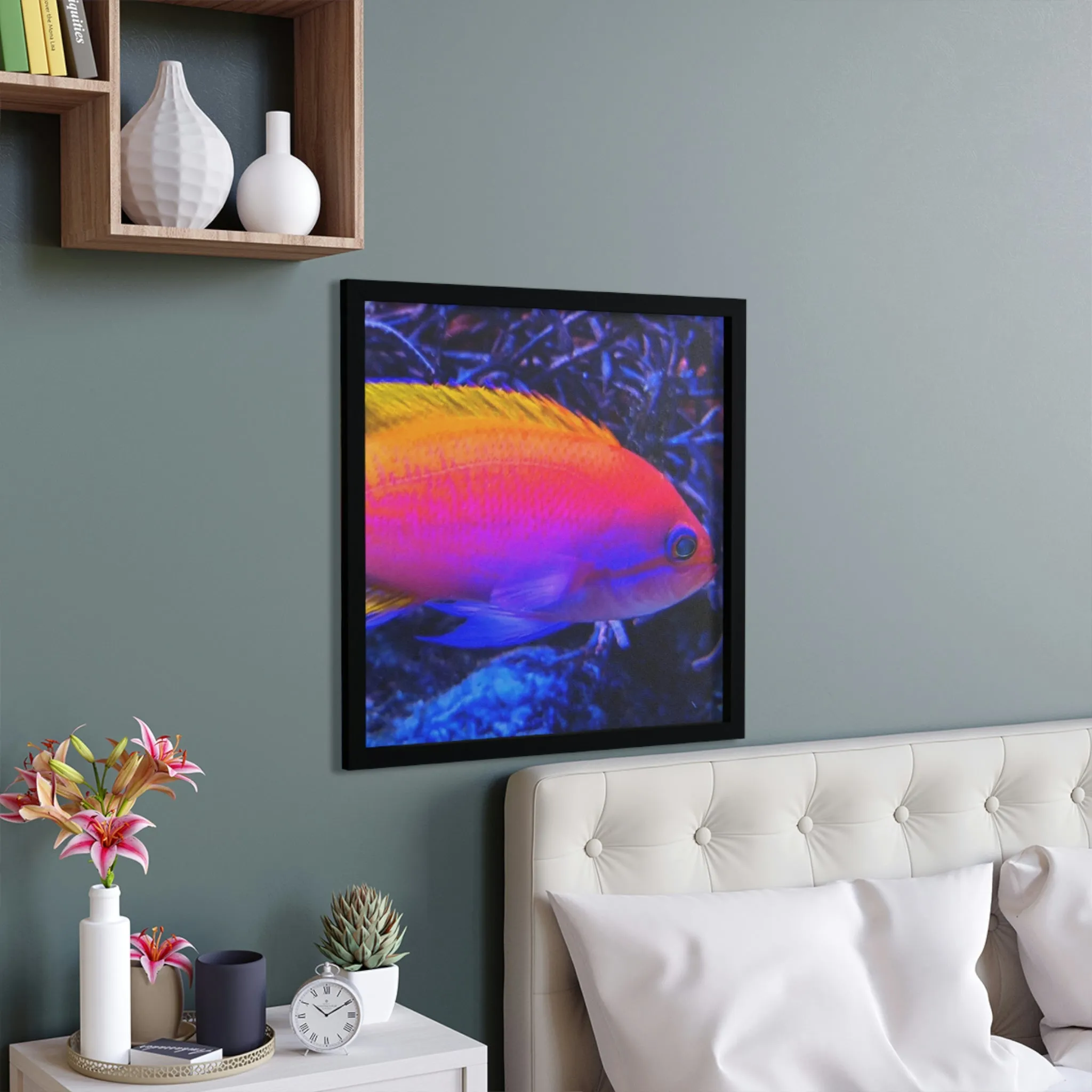 Colorful Fish Framed Poster