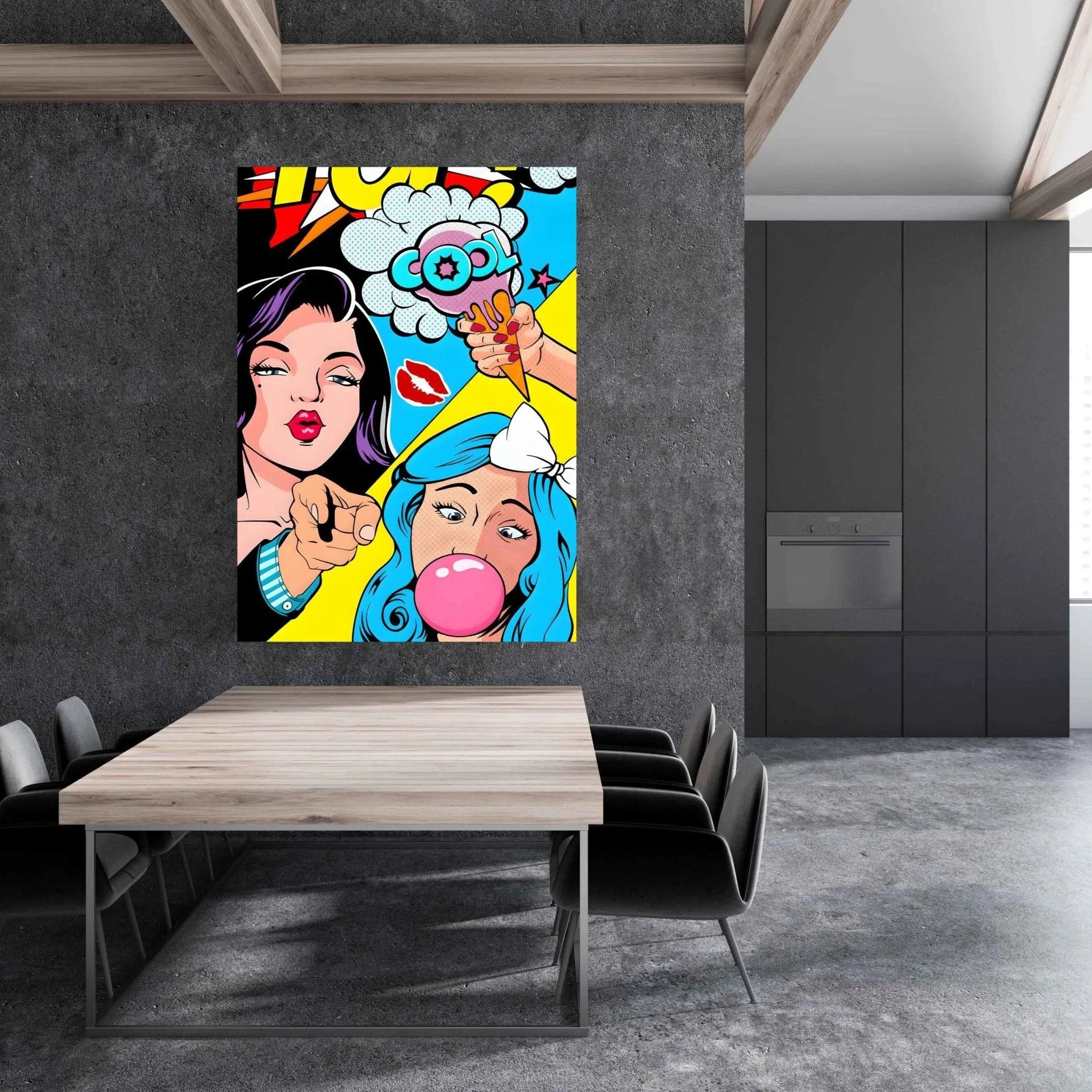 Colorful Pop Art Wall Art