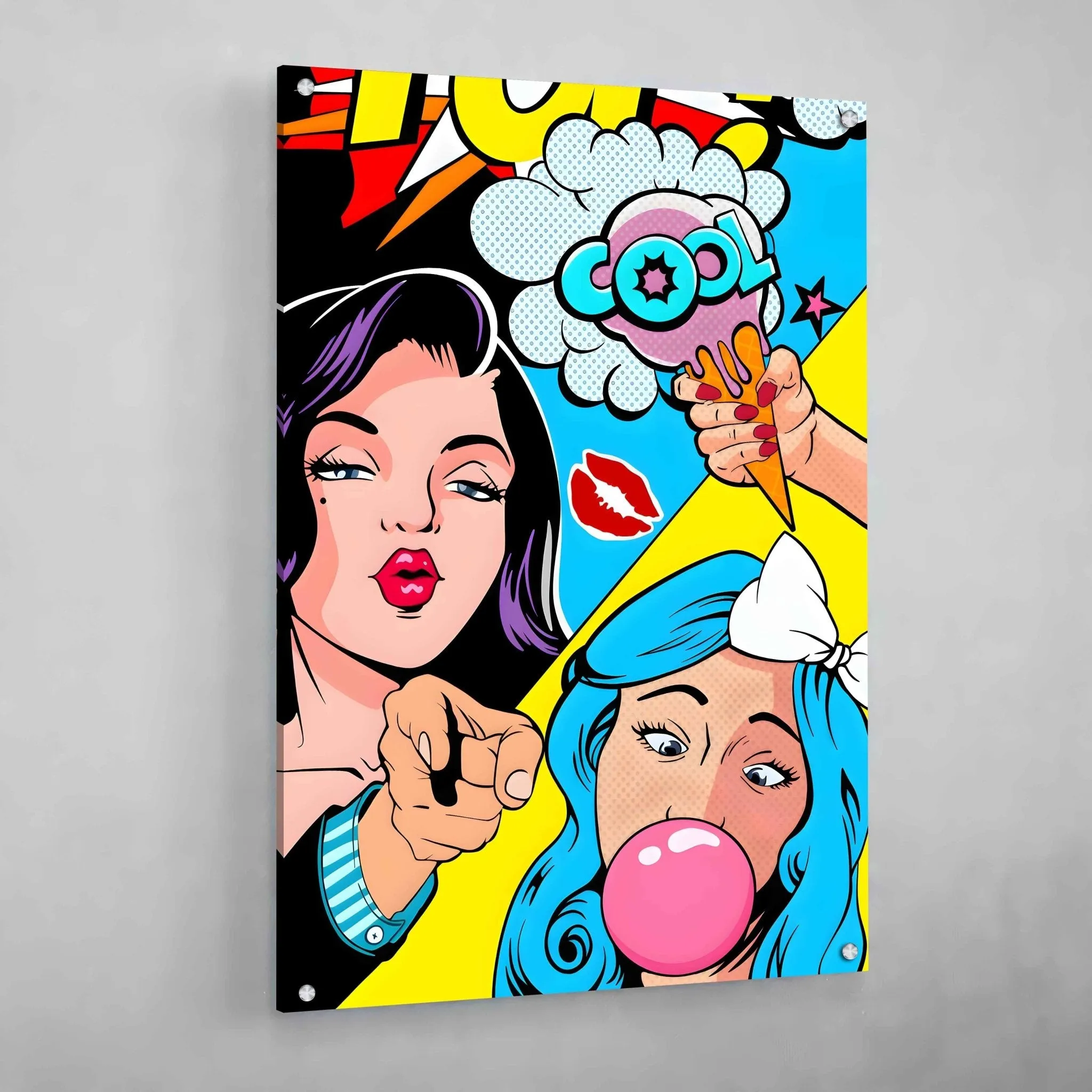 Colorful Pop Art Wall Art