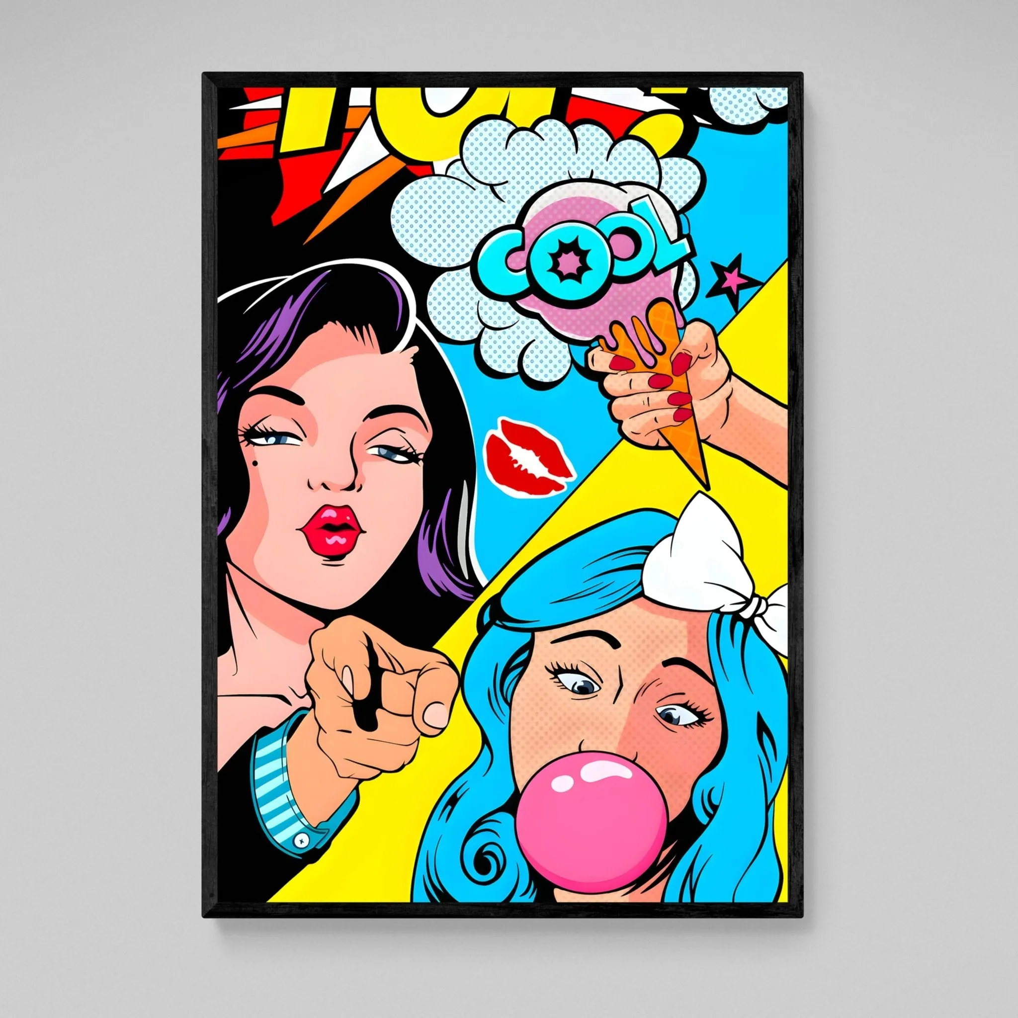 Colorful Pop Art Wall Art