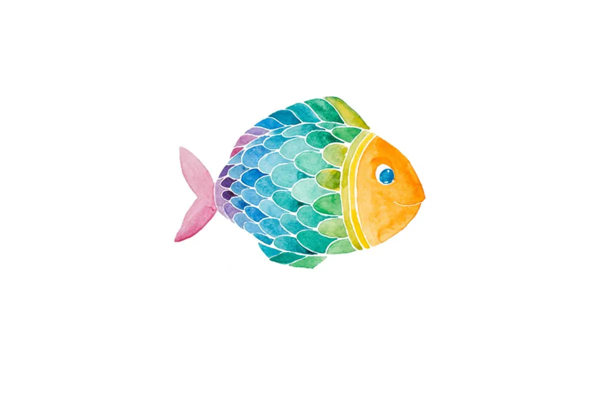 Colourful Fish | Ocean Wall Art Print