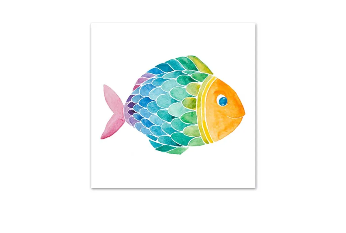 Colourful Fish | Ocean Wall Art Print