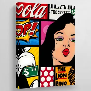 Comic Book Pop Art Canvas