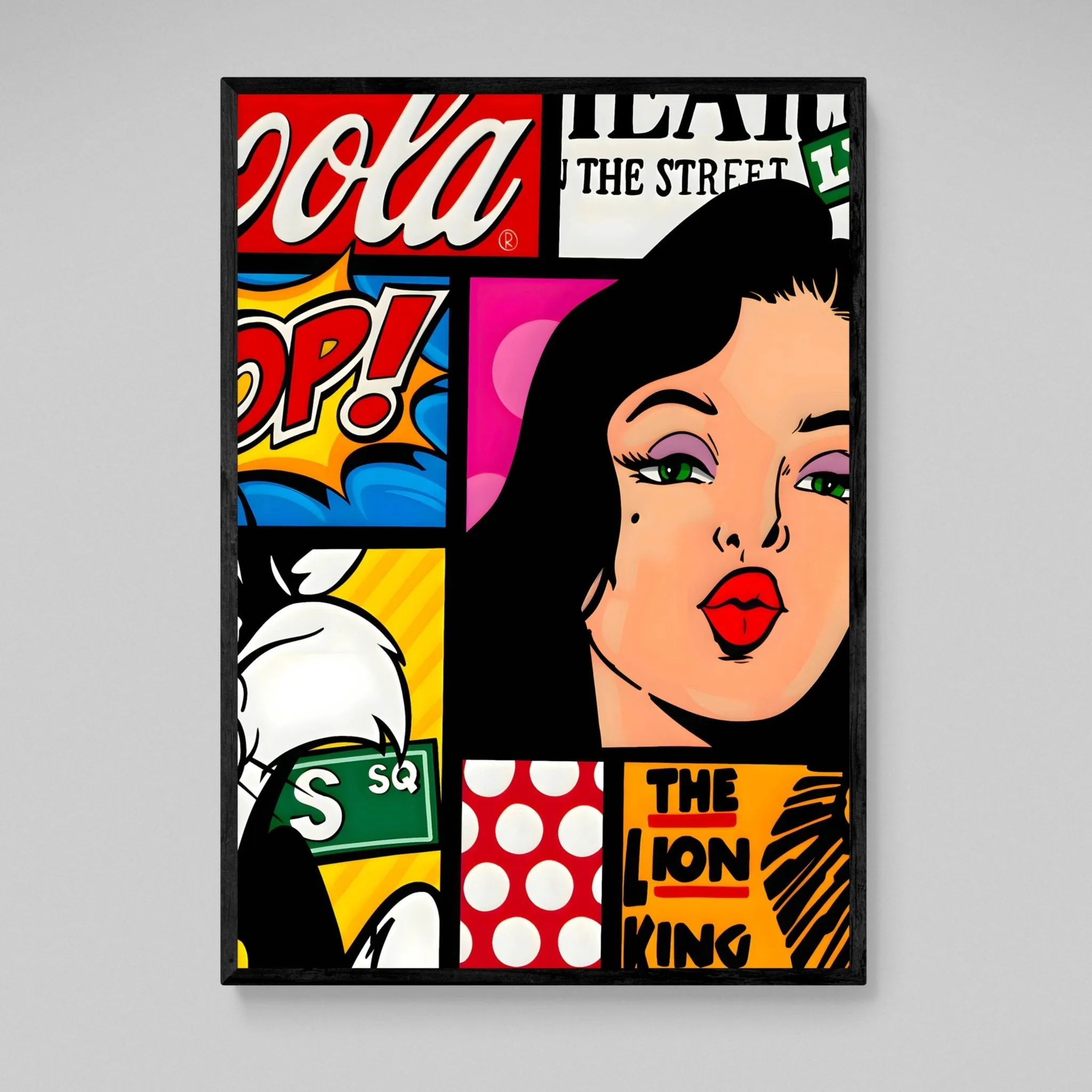 Comic Book Pop Art Canvas