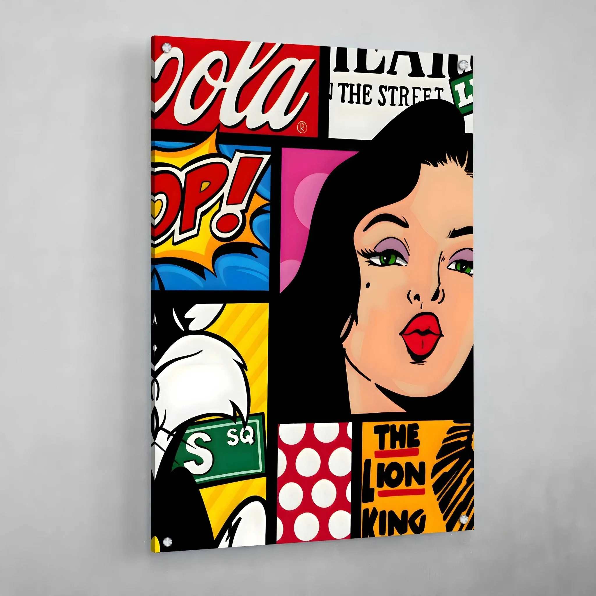 Comic Book Pop Art Canvas