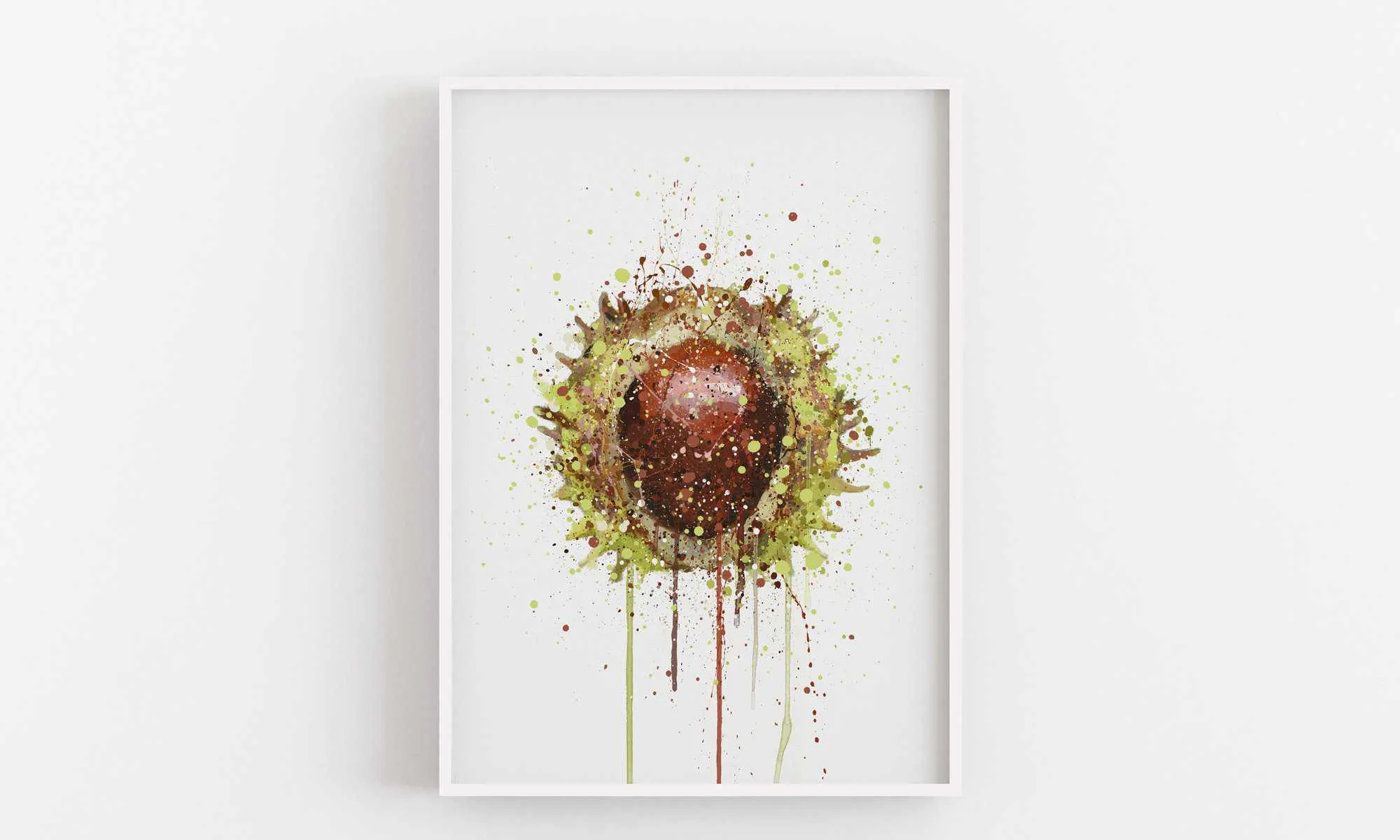 Conker Wall Art Print - Plant Prints, Botanical Art Prints and Botanical Illustrations