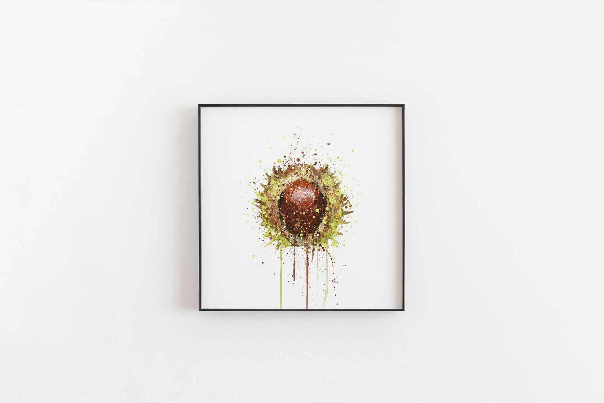 Conker Wall Art Print - Plant Prints, Botanical Art Prints and Botanical Illustrations