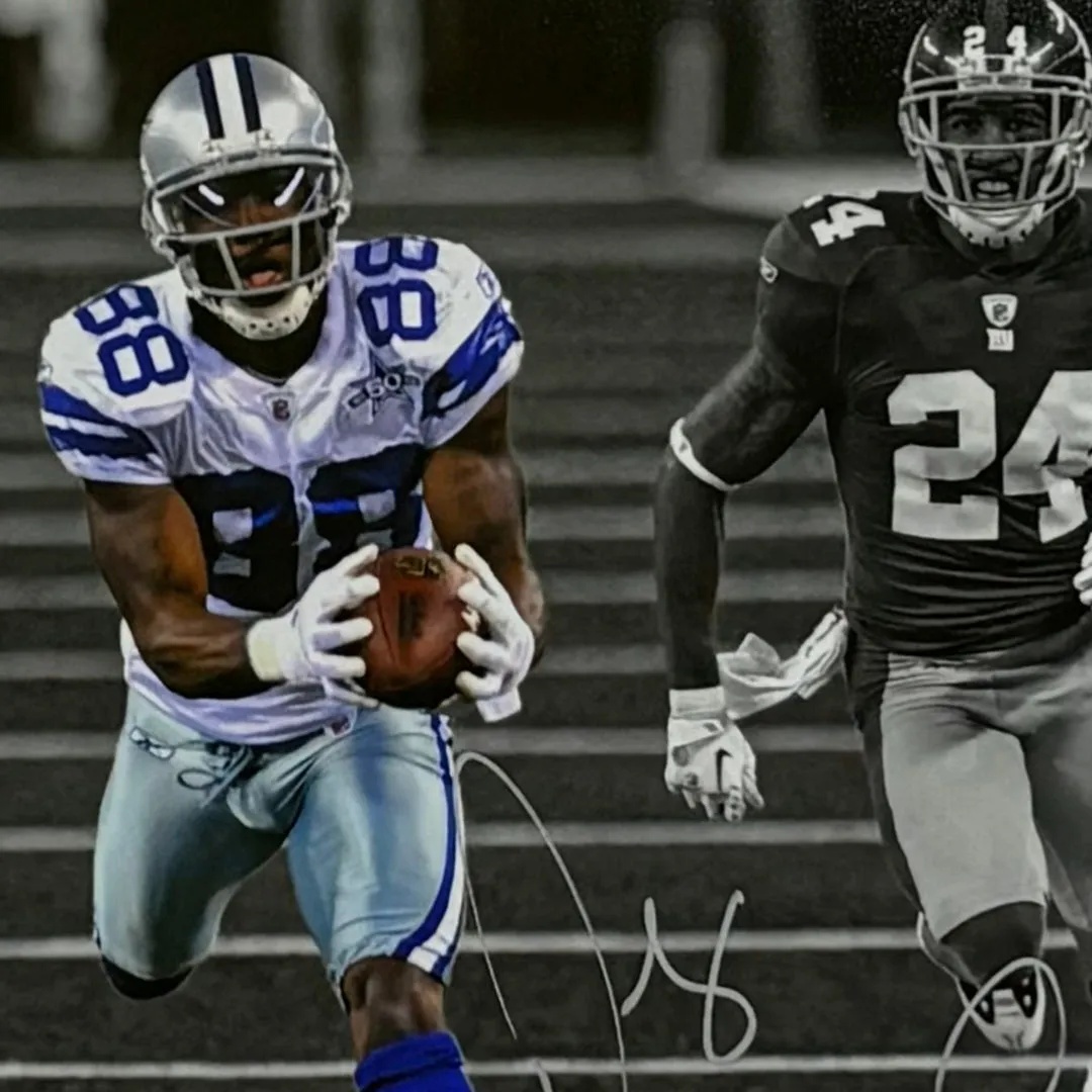 Dez Bryant  Hand Signed & Framed Dallas Cowboys 8x10 Football Photo