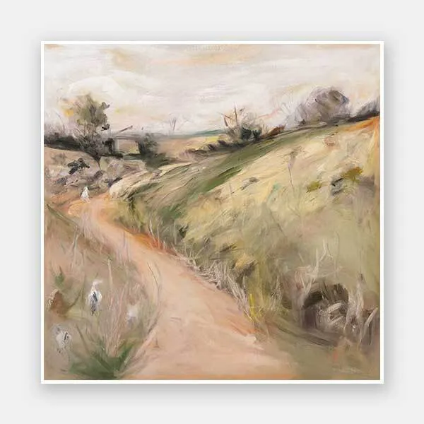 Dirt Road at Dusk Unframed Art Print