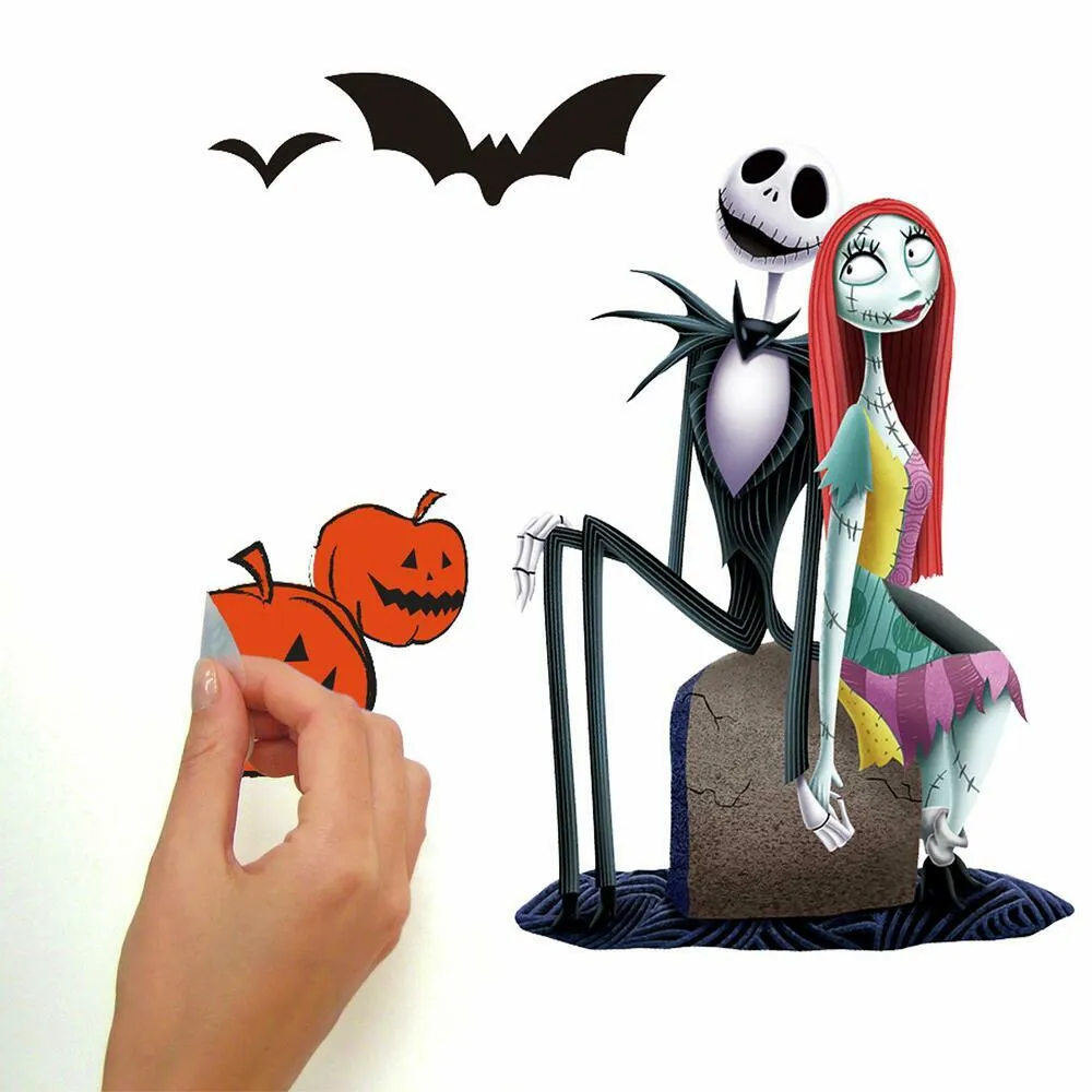 Disney Tim Burton's The Nightmare Before Christmas Peel and Stick Wall Decals